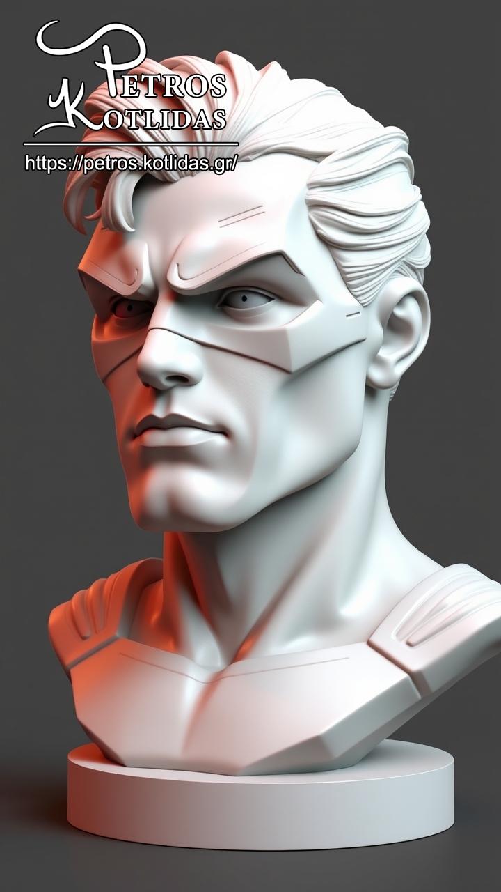 3D Bust Sculpting Male Hero